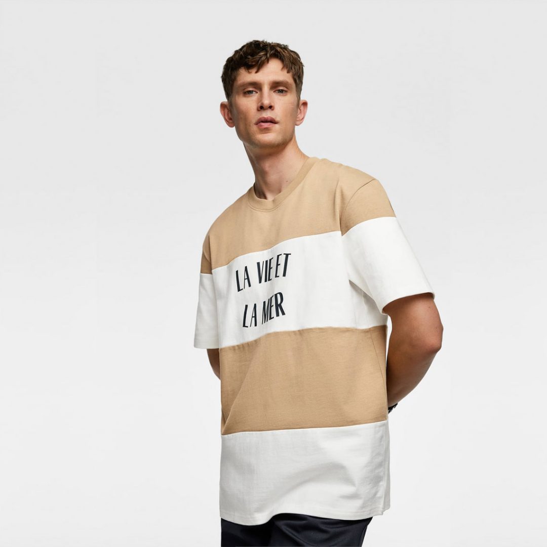 Colour Block Oversize T-Shirt